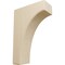 Ekena Millwork 3 1/2"W x 8"D x 12"H Clarksville Bracket, Rubberwood BKTW04X08X12CVRW - alternate 1